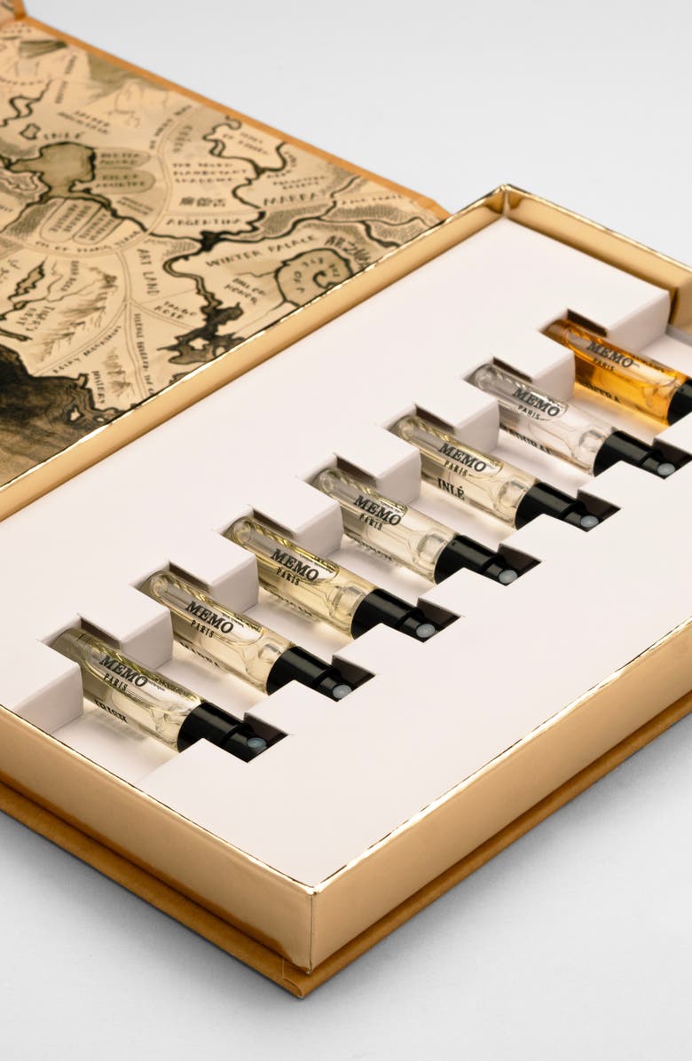 MEMO PARIS Journey Book Eau de Parfum 7-Piece Discovery Set $40 Value, Alternate, color, 