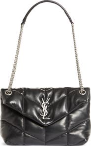 Saint Laurent Small Lou Leather Puffer Bag