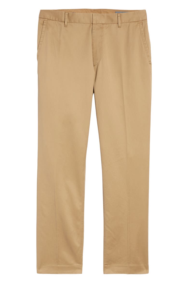 'Weekday Warriors' Non-Iron Slim Fit Cotton Chinos, Main, color, THURSDAY KHAKIS