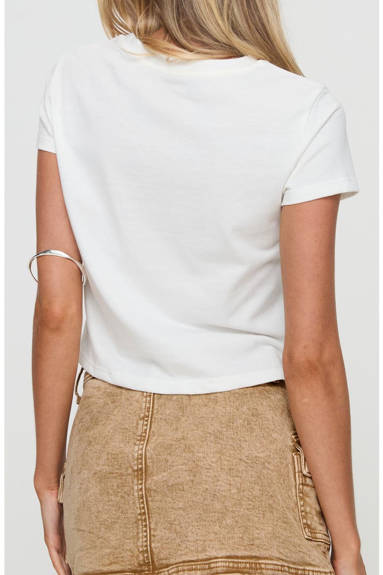 East Coast NYC Crop Graphic T-Shirt, Alternate, color, WHITE