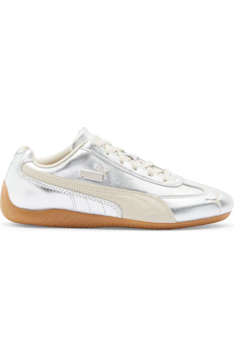 PUMA Speedcat Metallic Sneaker, Alternate, color, Alpine Snow/ Gum