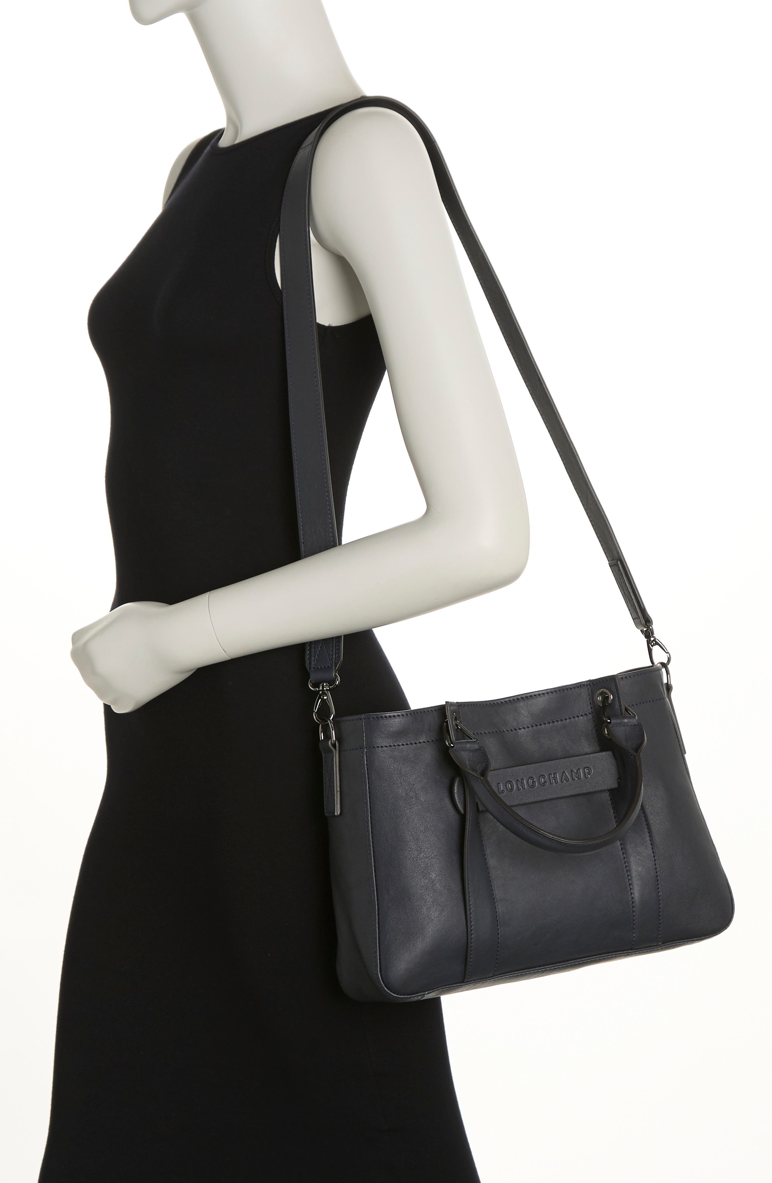 Longchamp Small Crossbody Tote Bag, Alternate, color, 