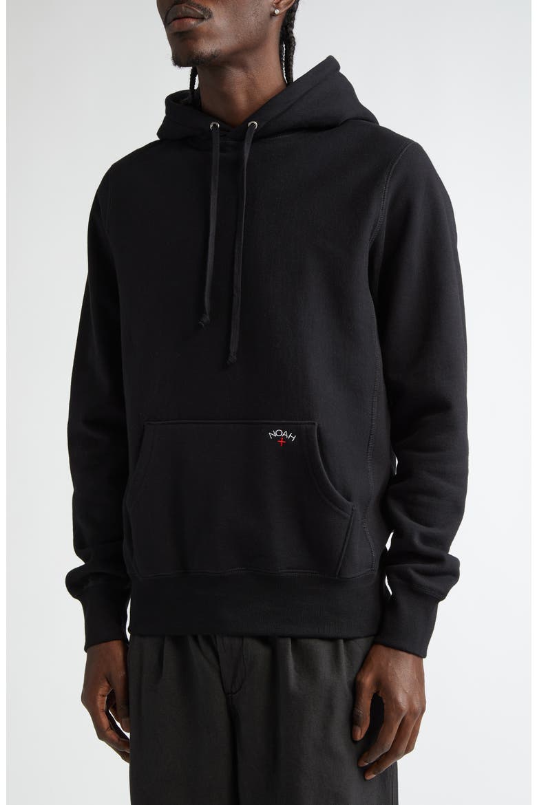 Classic Cotton Hoodie, Alternate, color, BLACK