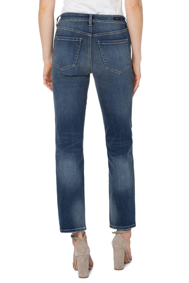 Kennedy Distressed Straight Leg Jeans, Alternate, color, OASIS