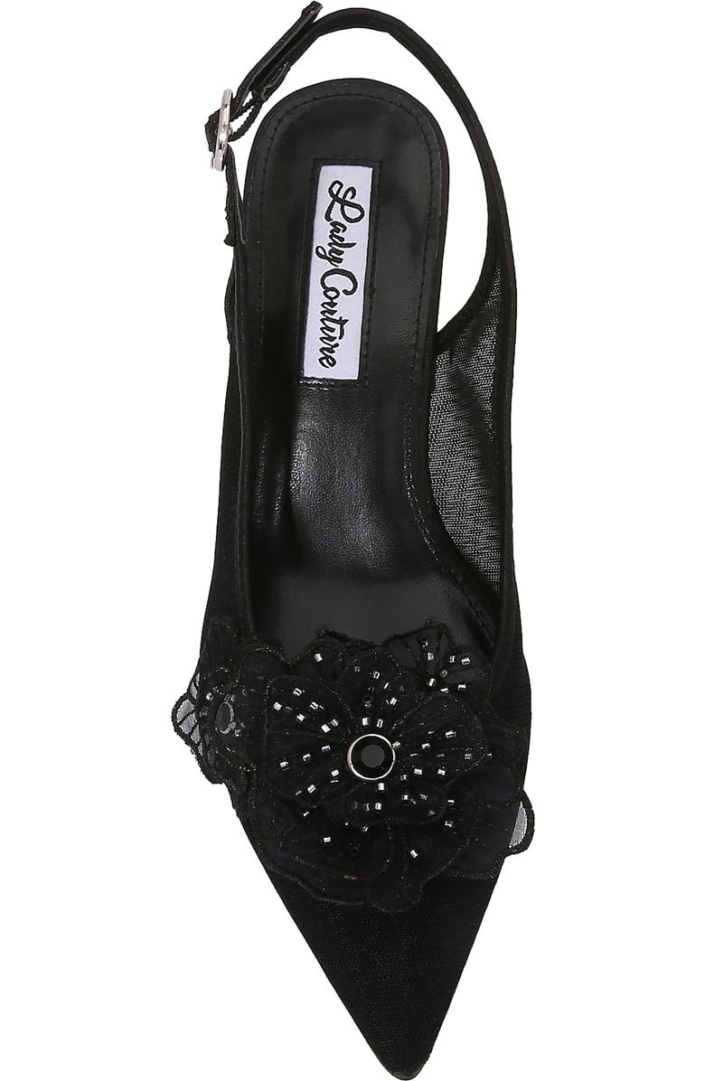 LADY COUTURE Ballroom Pointed Toe Slingback Pump, Alternate, color,