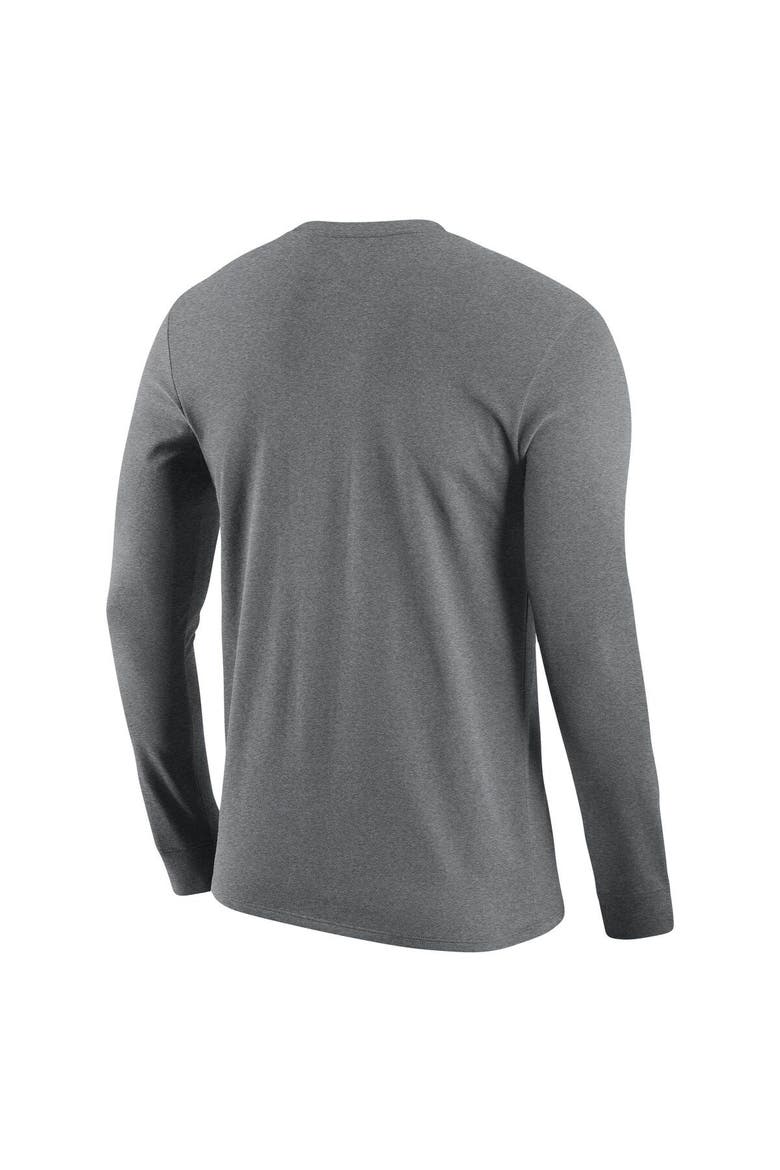 Men's Nike Gray Ohio State Buckeyes Basketball Long Sleeve T-Shirt, Alternate, color, Gray