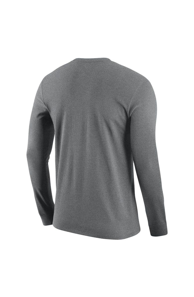 Nike Men's Nike Gray Ohio State Buckeyes Basketball Long Sleeve T-Shirt, Alternate, color,