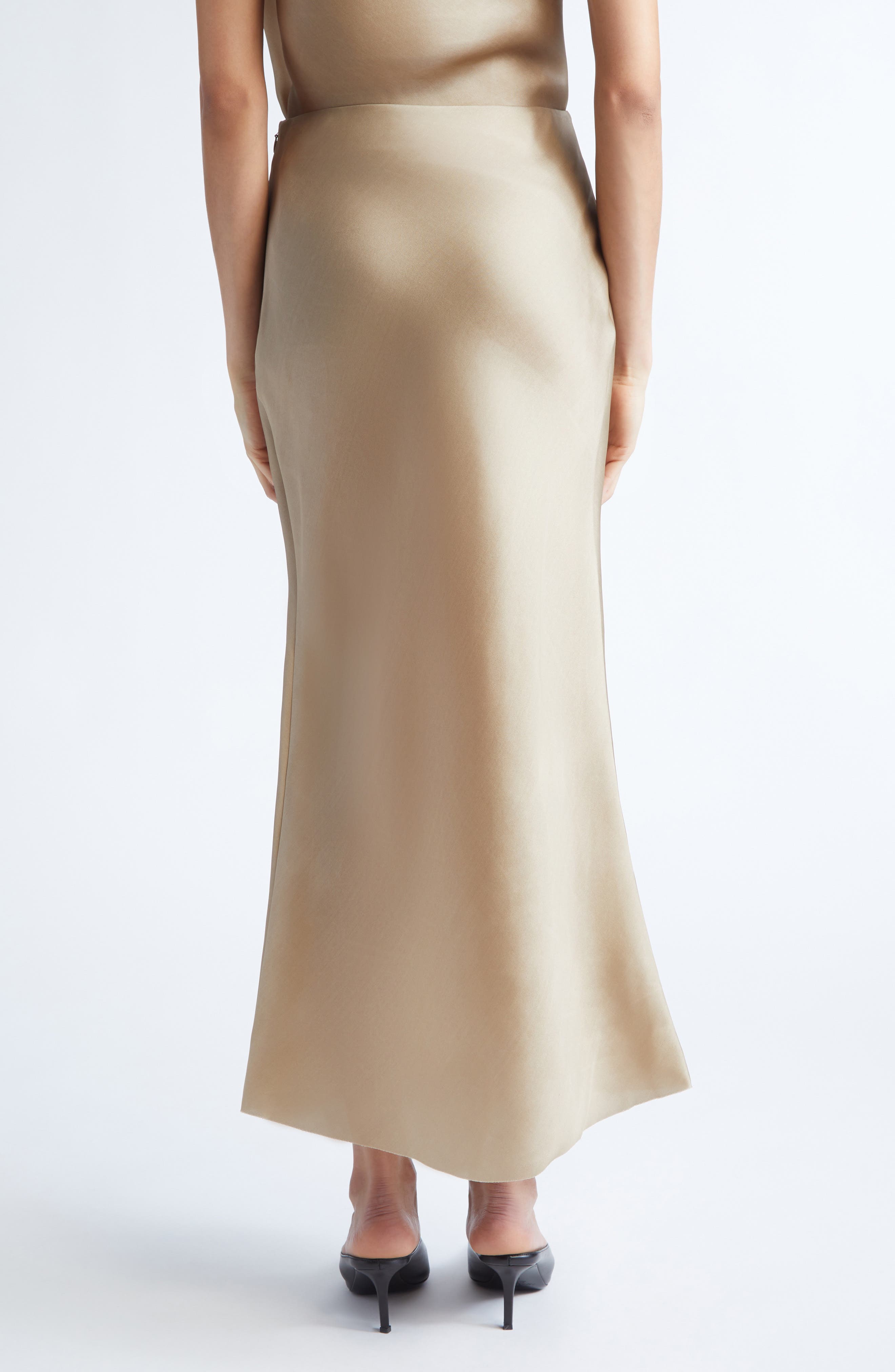 Noe Vietnamese Silk Slip Skirt - image 2