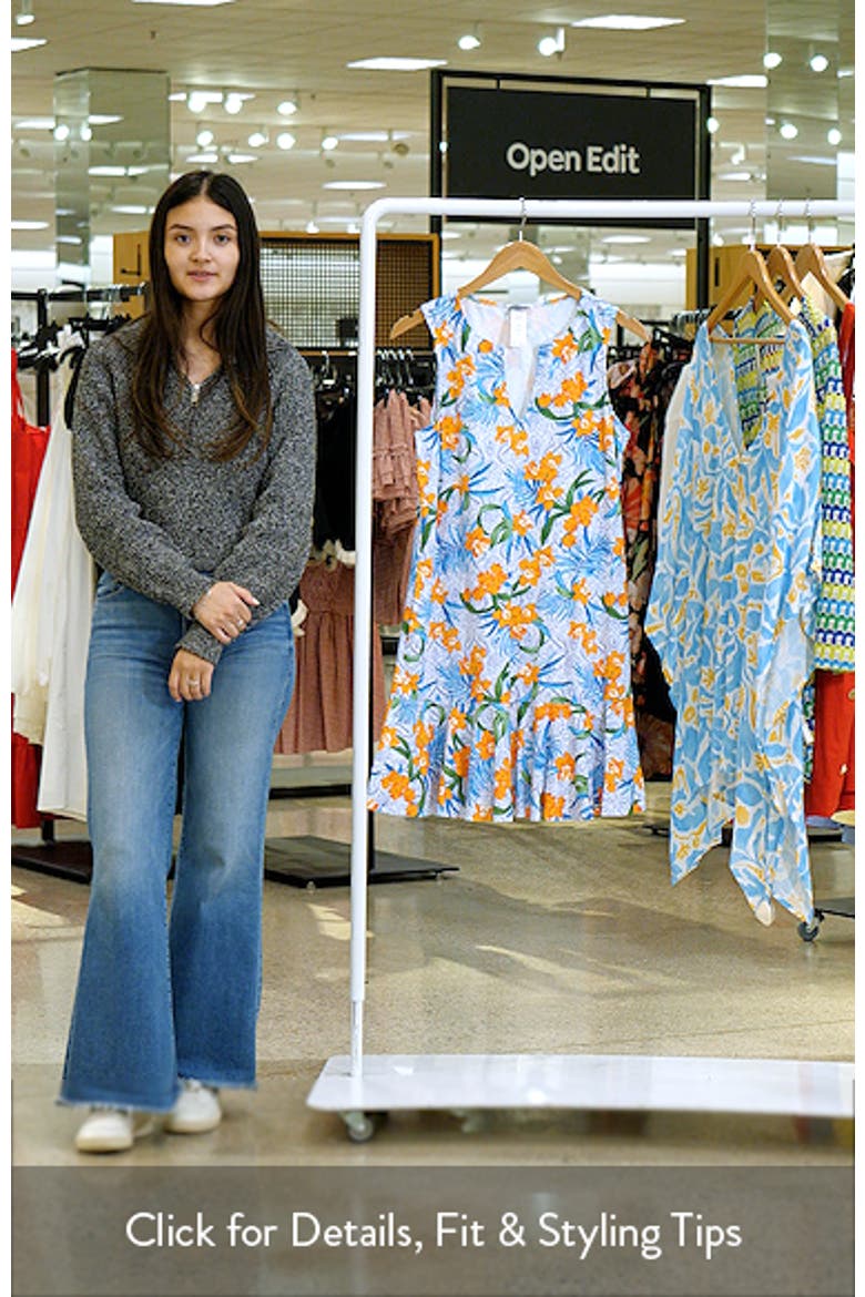 Goa Tropical Print Cover-Up Dress video