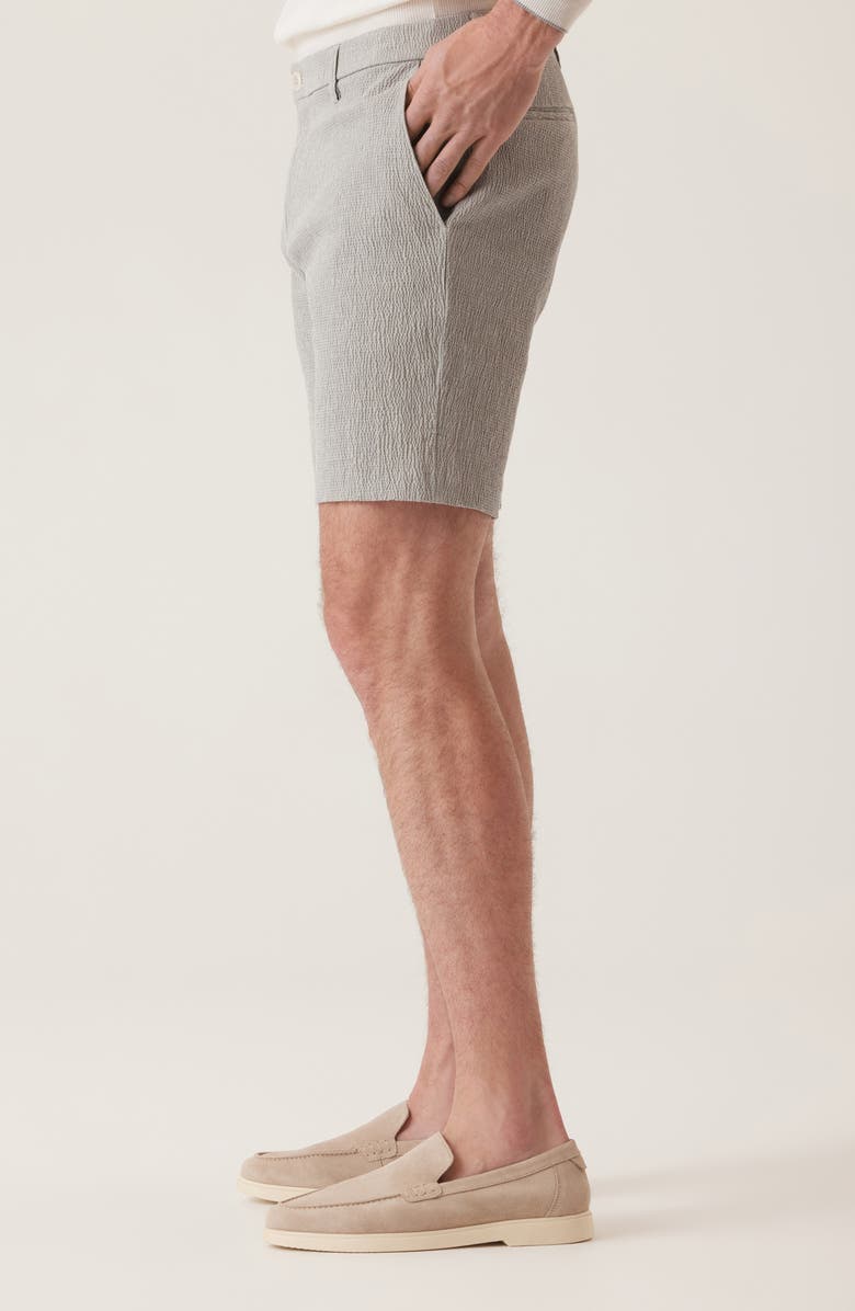 DEKE Oasis Supernatural Seersucker Bermuda Shorts, Alternate, color, Grey Heather