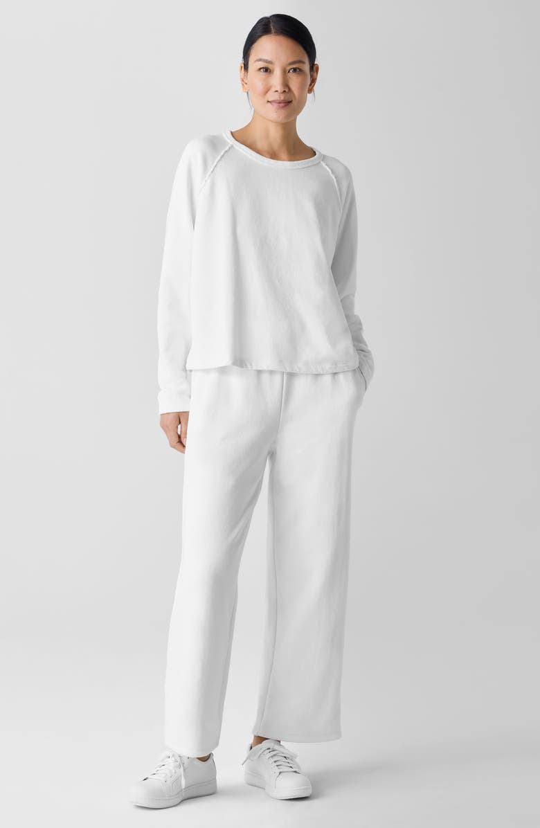 Eileen Fisher Boxy Organic Cotton Knit Top, Alternate, color, 