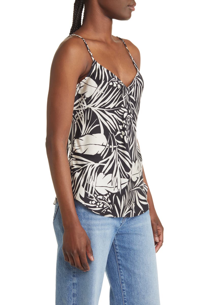 FRAME V-Neck Silk Camisole, Alternate, color, 