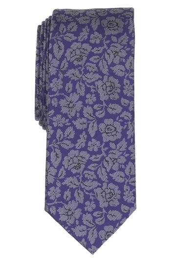 Original Penguin Formal Floral Tie In Gray