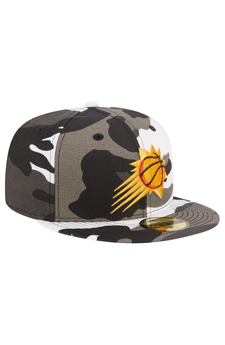 New Era Men's New Era Phoenix Suns Snow Camo 59FIFTY Fitted Hat, Alternate, color,