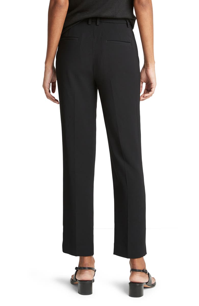 Vince Tailored Straight Leg Crepe Pants, Alternate, color, 