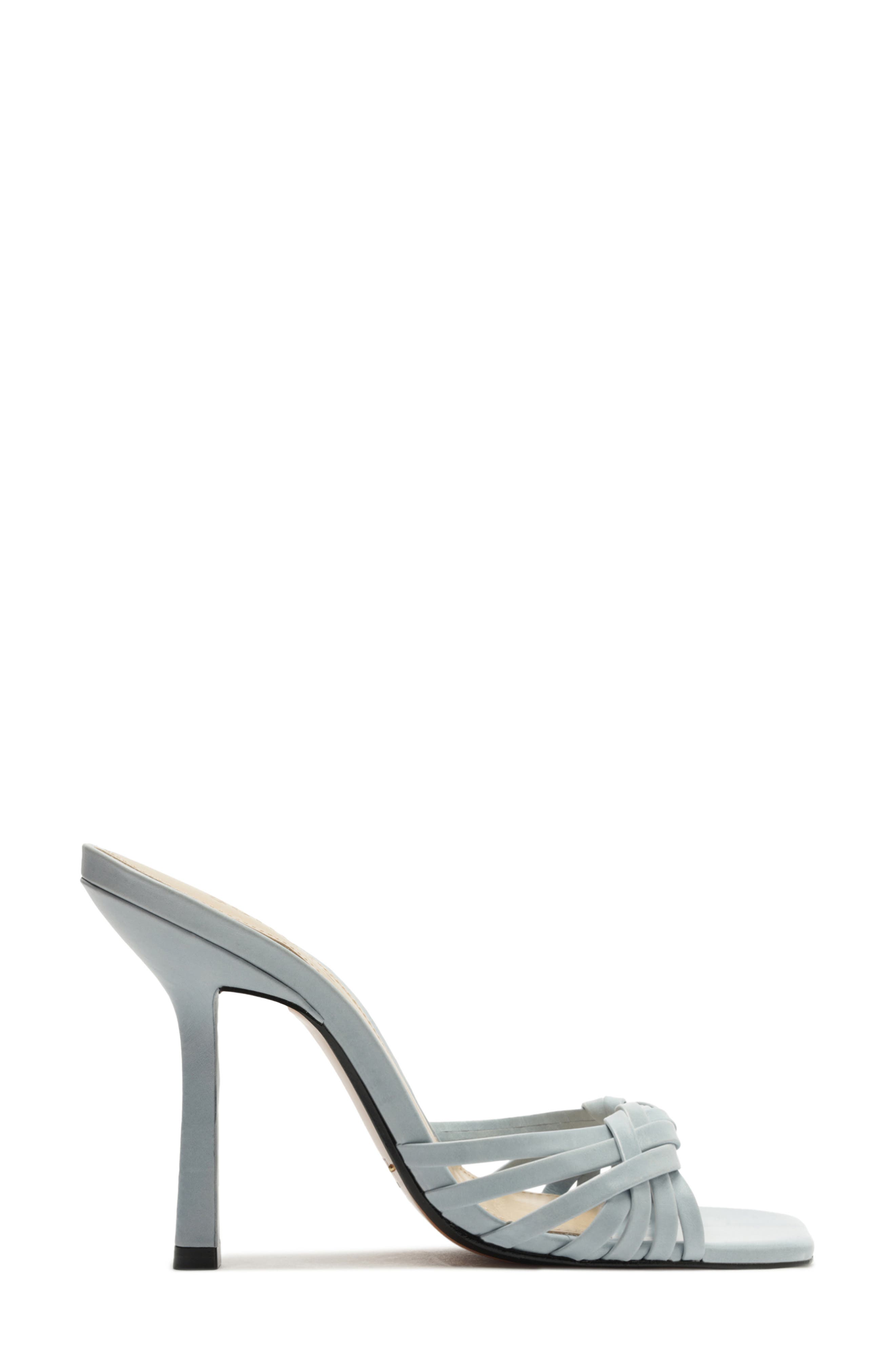 Tara Leather Mule, Alternate, color, LIGHT AZURE