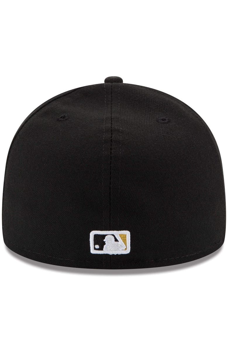Men's New Era Black Pittsburgh Pirates Game Authentic Collection On-Field 59FIFTY Fitted Hat, Alternate, color, BLACK
