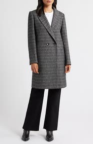 Sam Edelman Double Breasted Notch Lapel Coat