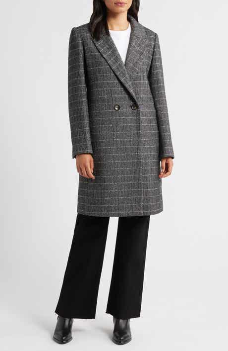 Sam Edelman Double Breasted Notch Lapel Coat