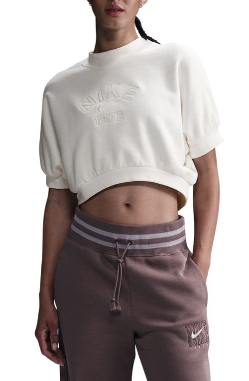 Nike Logo Short Sleeve High-low Sweatshirt