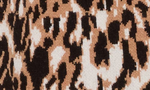 T Tahari Sweater Jacket In Animal Print