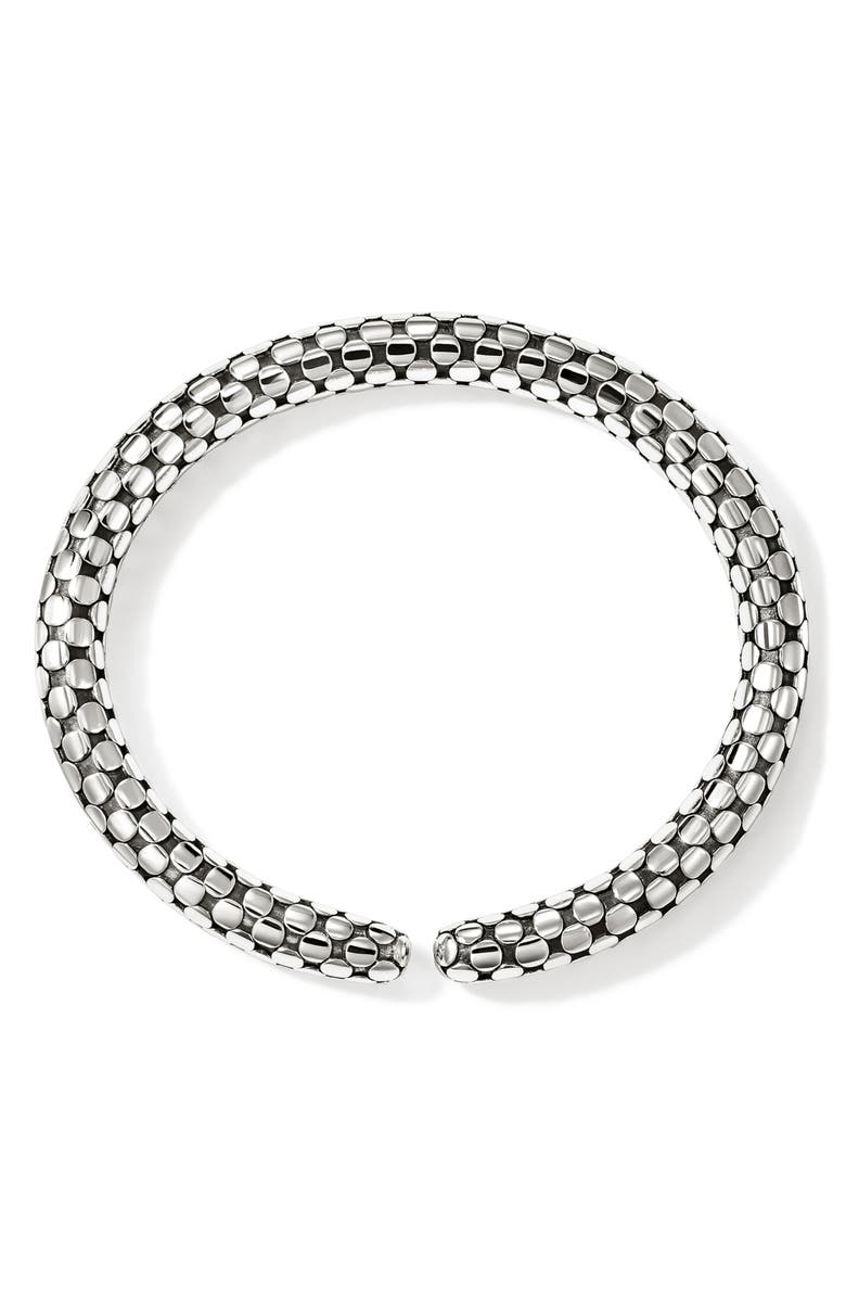 John Hardy Dot Coil Cuff Bracelet, Alternate, color, Silver