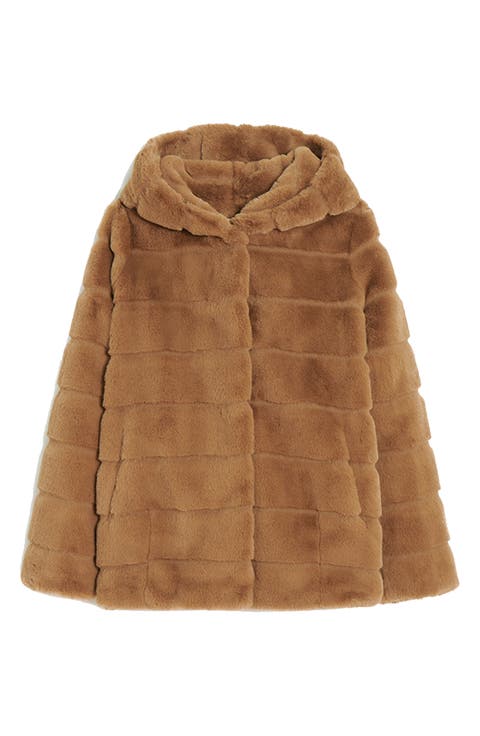Kids' Goldy Recycled Polyester Pluche™ Faux Fur Coat (Big Kid)