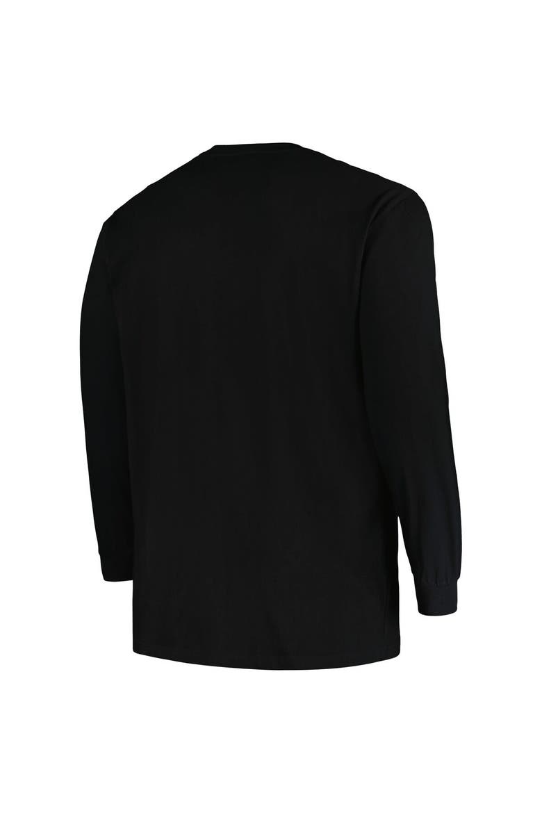 Men's Profile Black Penn State Nittany Lions Big & Tall Pop Long Sleeve T-Shirt, Alternate, color, Black