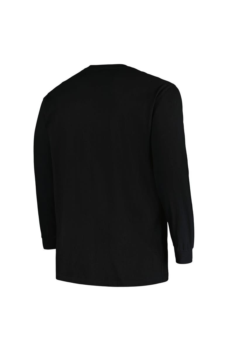 PROFILE Men's Profile Black Penn State Nittany Lions Big & Tall Pop Long Sleeve T-Shirt, Alternate, color, 