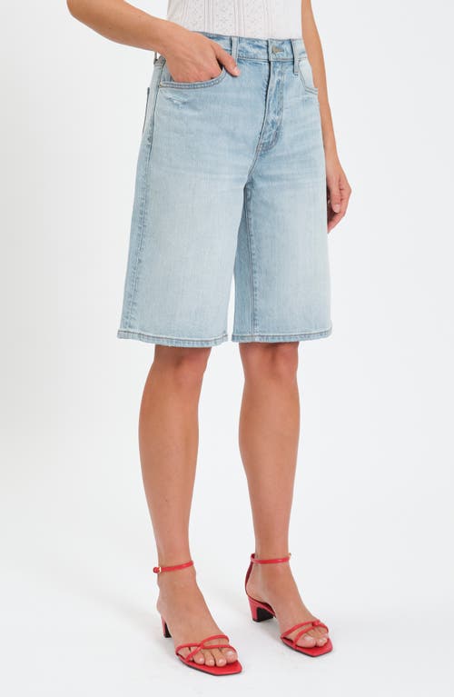 DAZE DAZE CRUISER DISTRESSED DENIM BERMUDA SHORTS