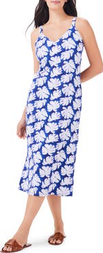 NIC+ZOE Shadow Palm Tank Midi Dress