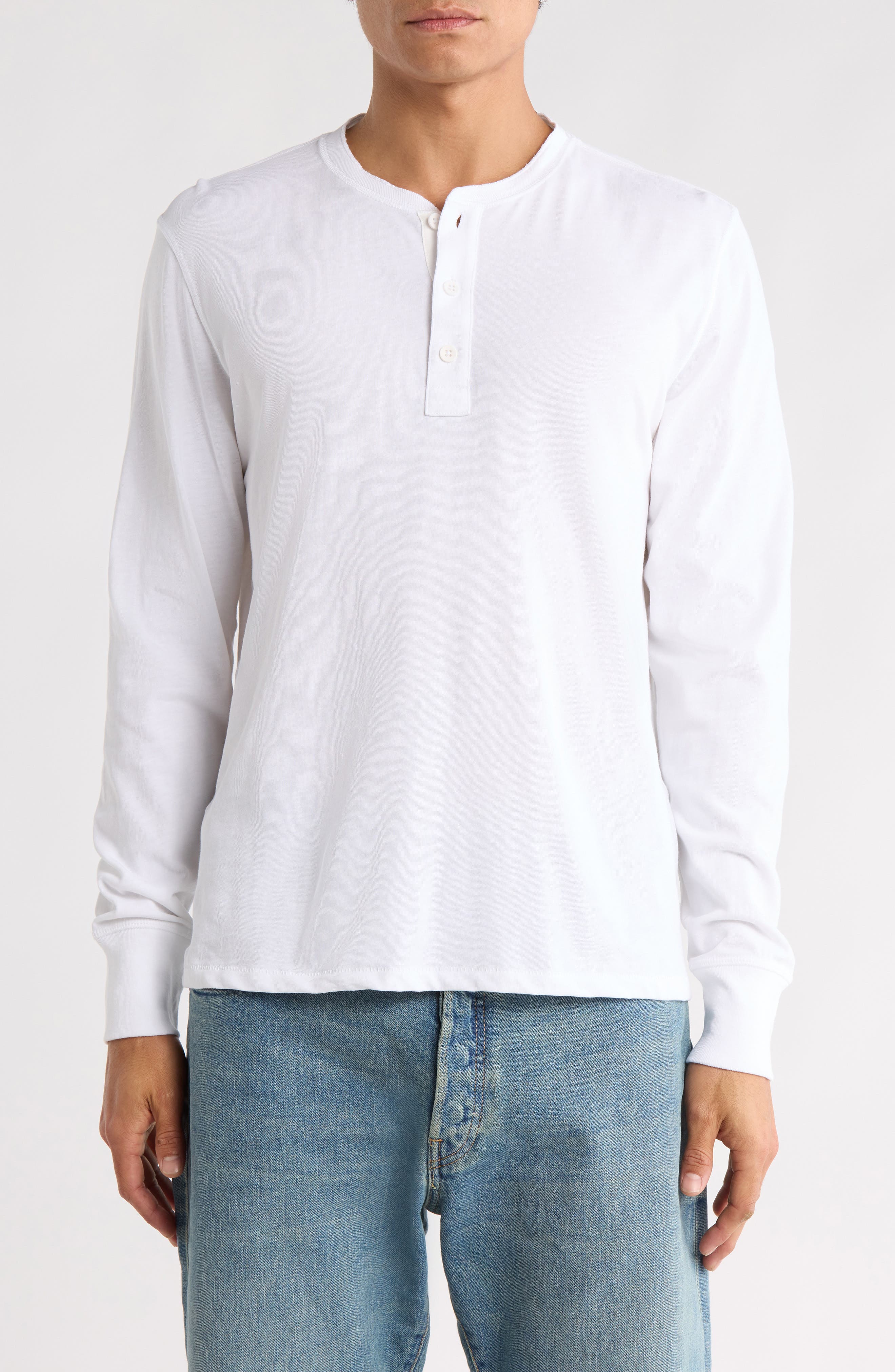 rag & bone Classic Slub Jersey Henley