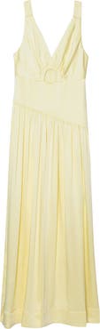 3.1 Phillip Lim Ruched Cutout V-Neck Gown