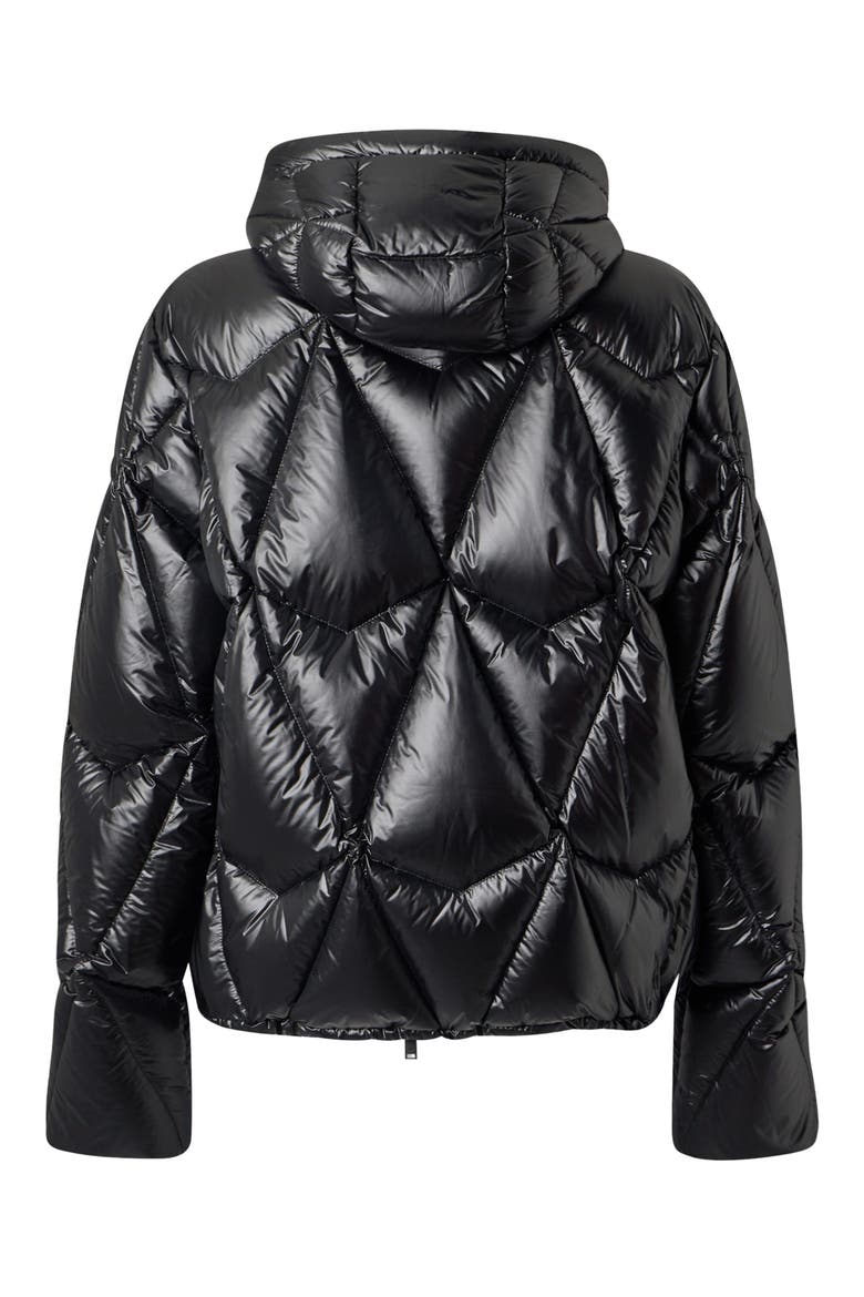 Iceberg Quilt Down Puffer Jacket, Alternate, color, BLACK