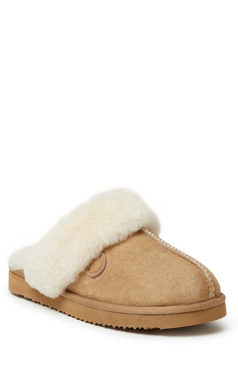 Fireside Sydney Genuine Shearling Scuff Slipper