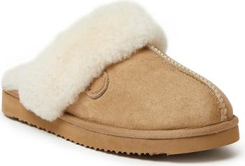 Sydney Shearling Scuff Slipper - Water Resistant & Wide