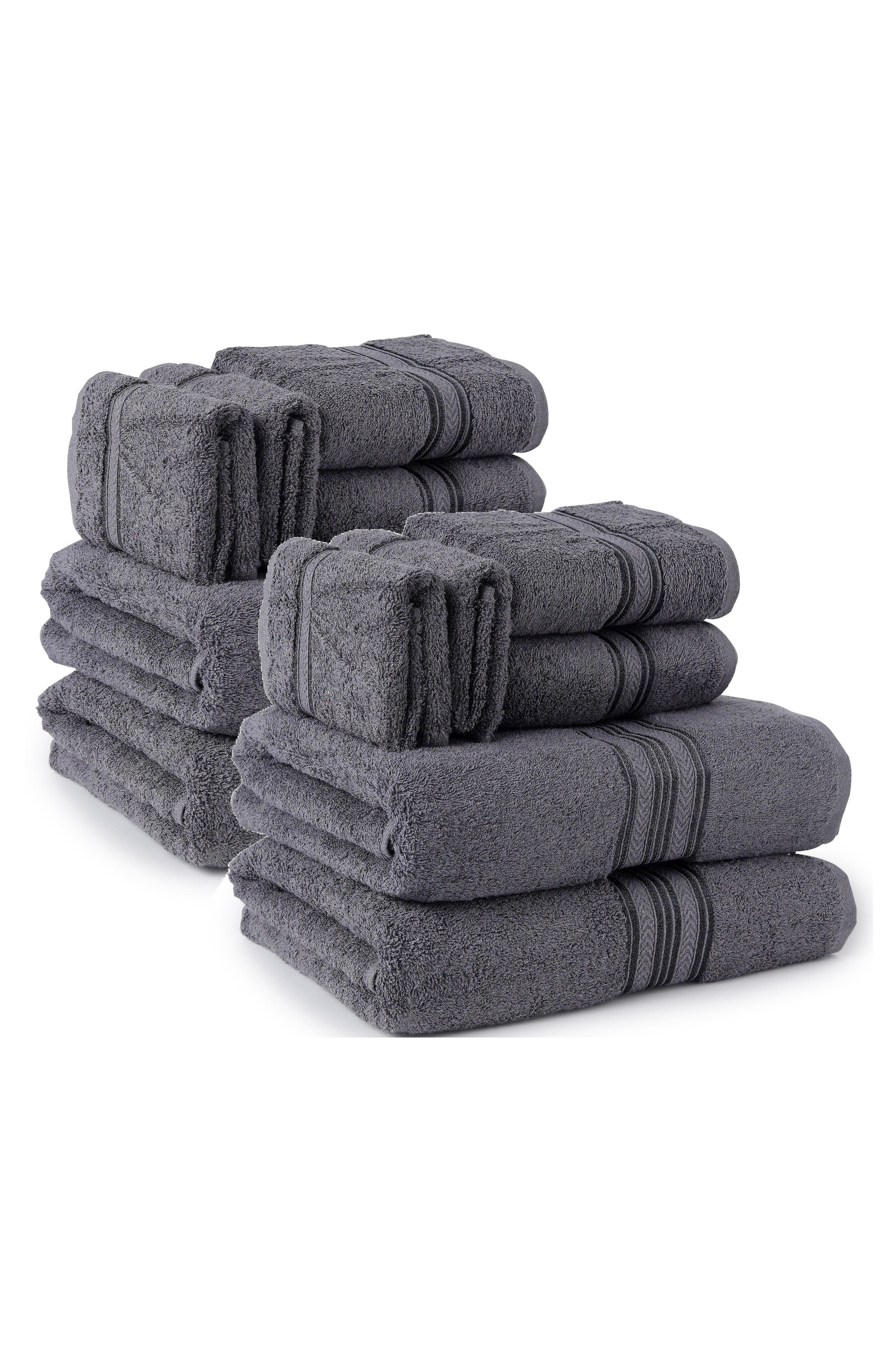 Luxury Home 12-Piece Premium Cotton Towel Set