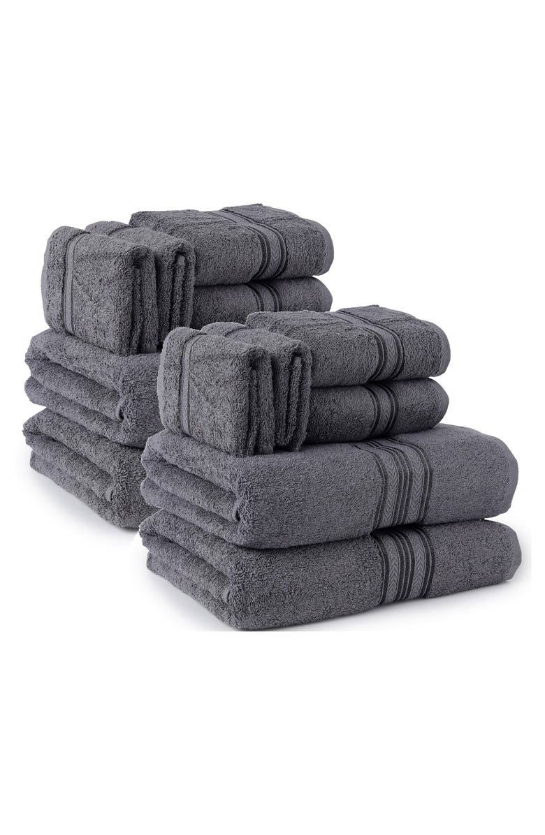 Luxury Home 12-Piece Premium Cotton Towel Set, Main, color,