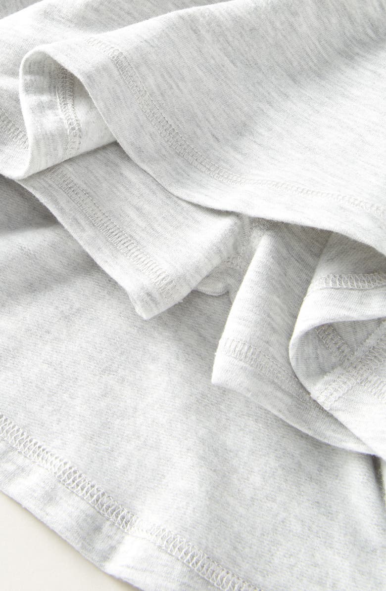 Zella Girl Kids' Step Up Fleece Skort, Alternate, color, Grey Light Heather