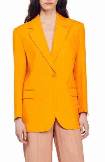 SANDRO Harper One-Button Blazer