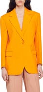 SANDRO Harper One-Button Blazer
