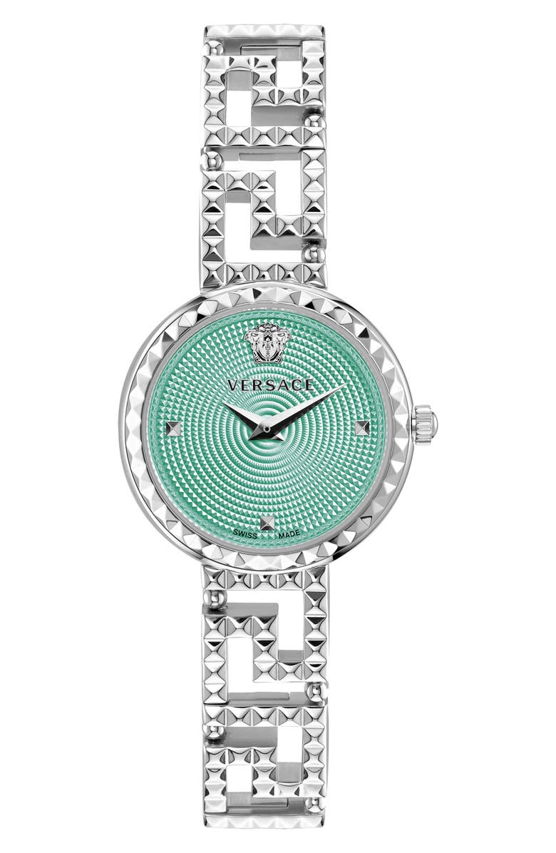 Versace Greca Goddess Bracelet Watch, 28mm, Main, color,