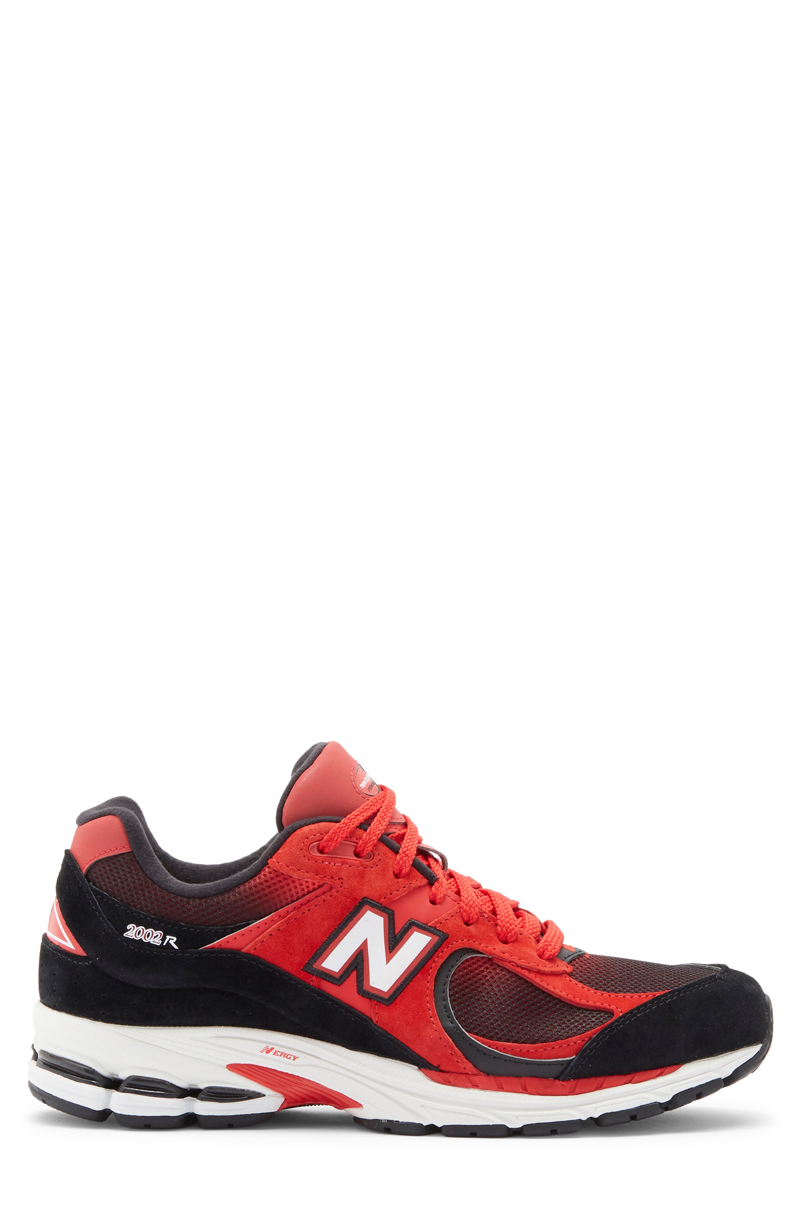 New Balance Gender Inclusive 2002R Sneaker, Alternate, color, True Red/ Black