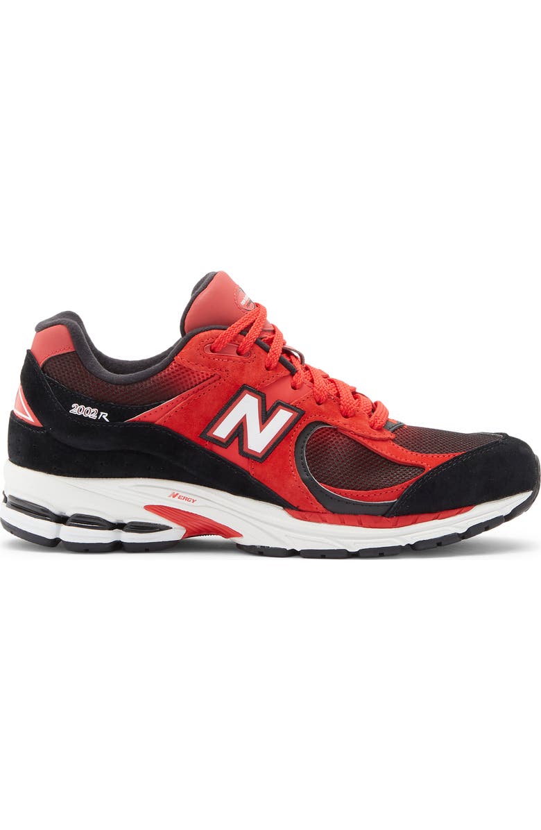 New Balance Gender Inclusive 2002R Sneaker, Alternate, color, True Red/ Black
