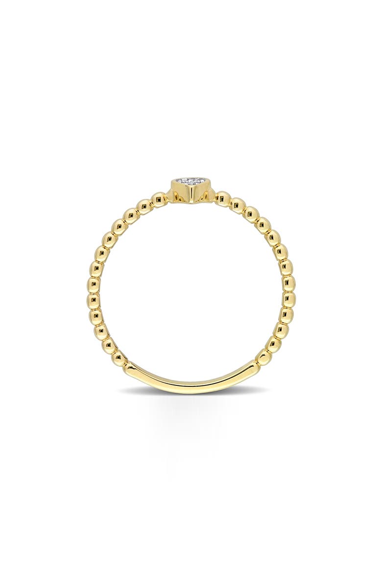 Diamond Accent Teardrop Ring - 0.03ct., Alternate, color, GOLD