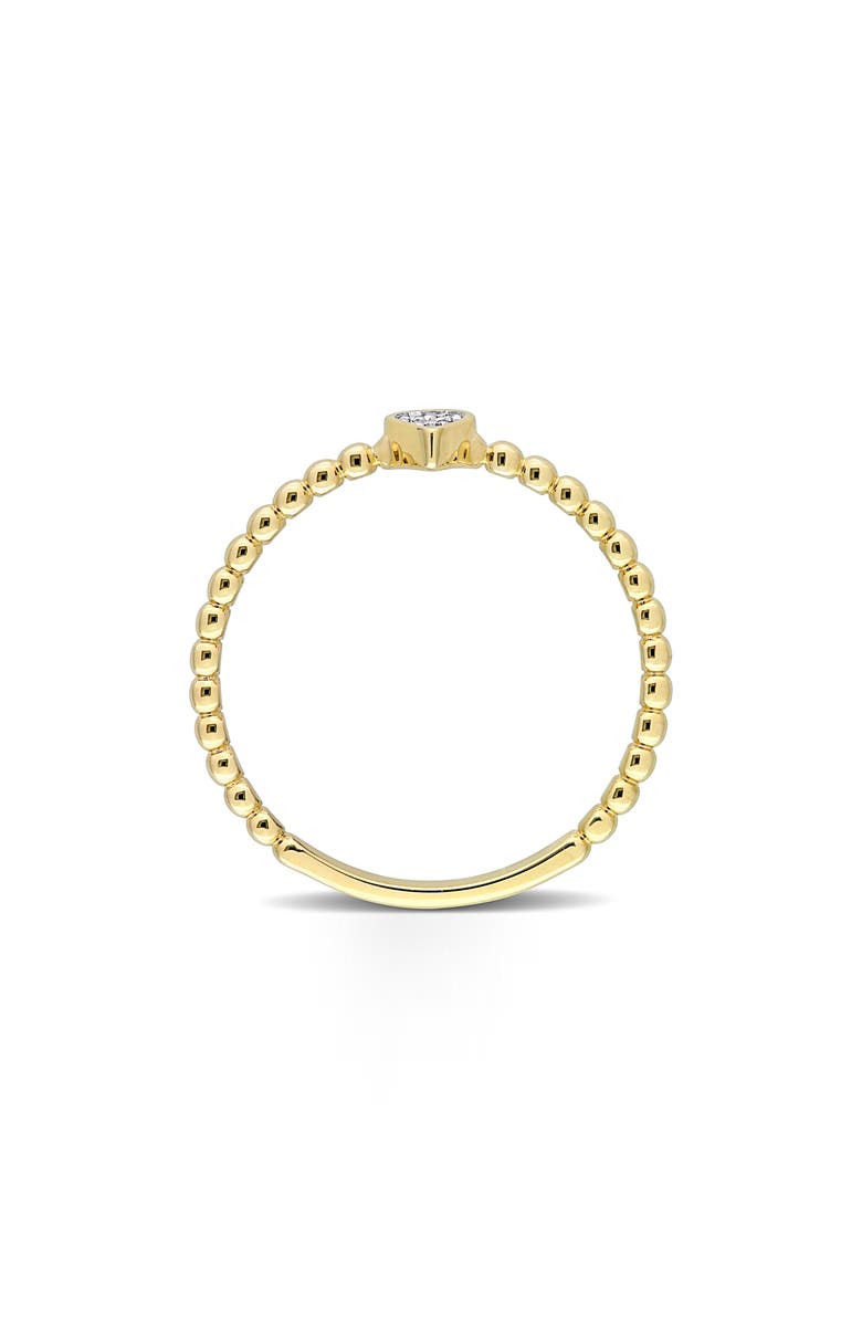 DELMAR Diamond Accent Teardrop Ring - 0.03ct., Alternate, color, Gold