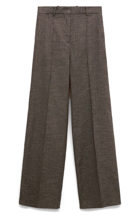 Flecked Suit Pants