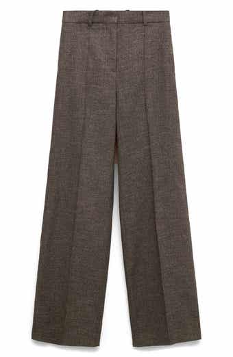 Flecked Suit Pants