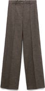 MANGO Flecked Suit Pants