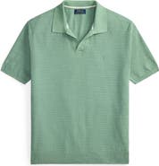 Polo Ralph Lauren Textured Seed Stitch Cotton & Linen Polo